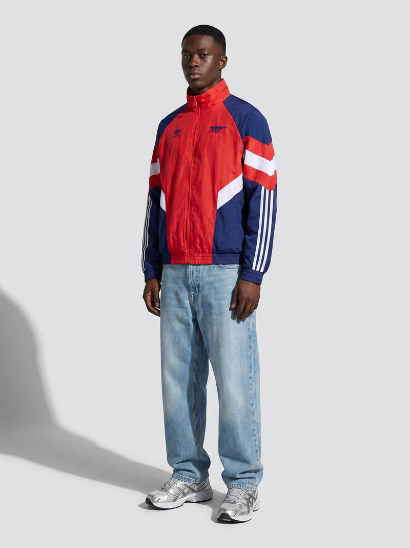 Arsenal Retro Track Jacket - Red & Navy Legends Edition - Image 1