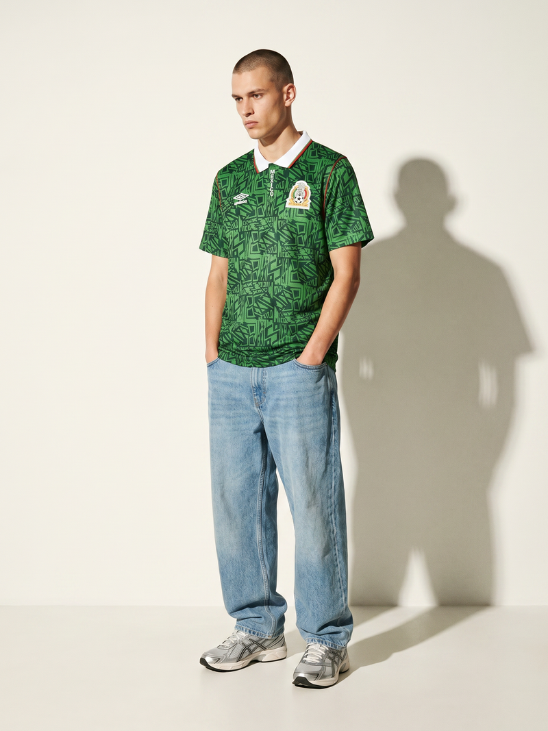 Mexico 1994 Home Retro — Aztec Icons at USA 94 - Image 1