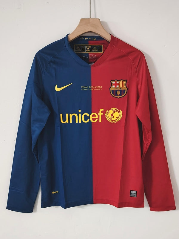 Barcelona 08/09 Home Retro — The Treble Season Begins - Secondary