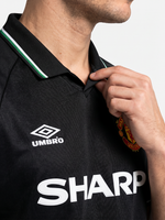 Manchester United 1997/98 Away Retro — The Red Devils Black - Thumbnail 3