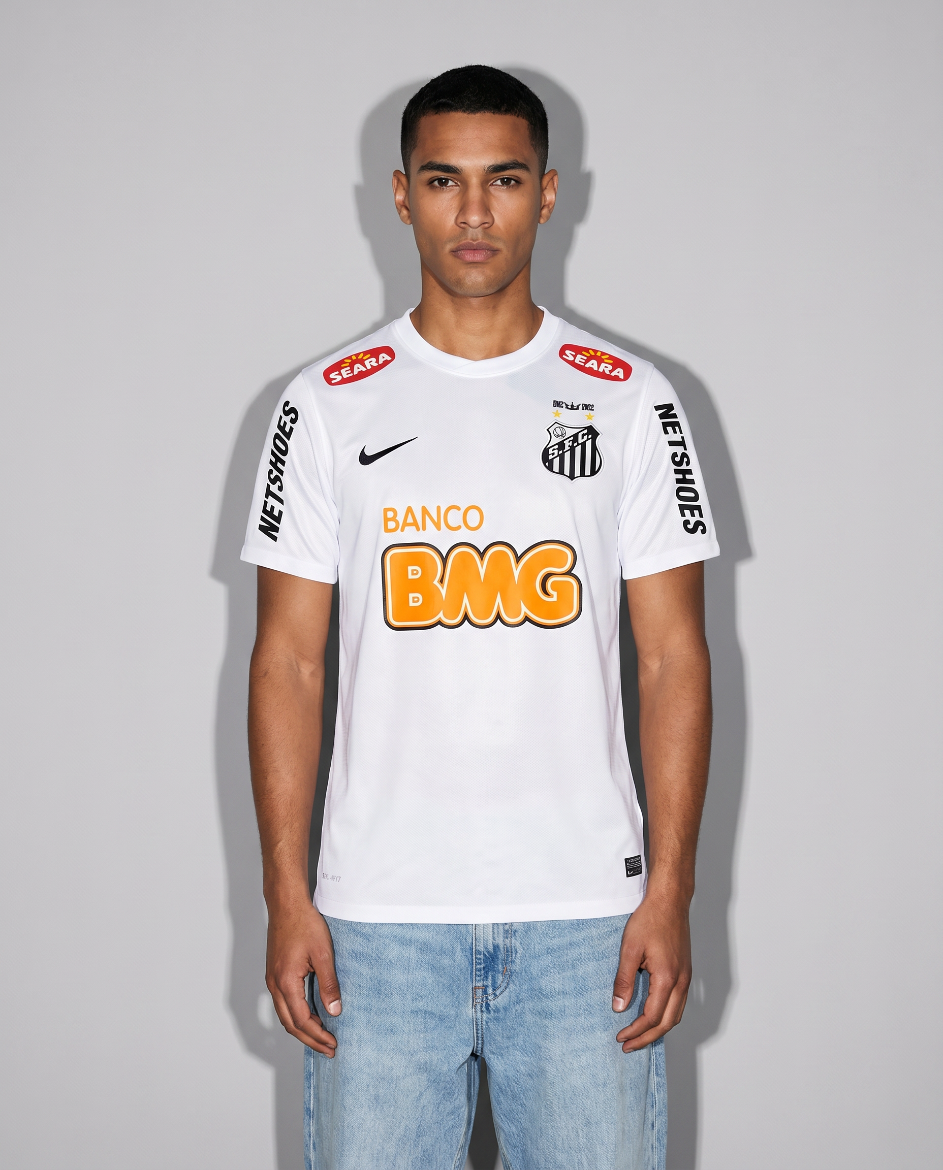 Santos FC Retro 12/13 Home Jersey — O Peixe Lives Forever - Gallery 1