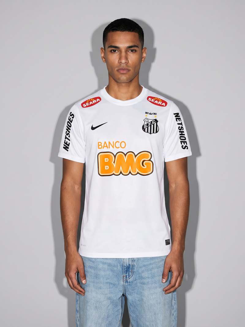 Santos FC Retro 12/13 Home Jersey — O Peixe Lives Forever - Image 1