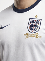 England 2013 Home Retro — Three Lions in Classic White - Thumbnail 1