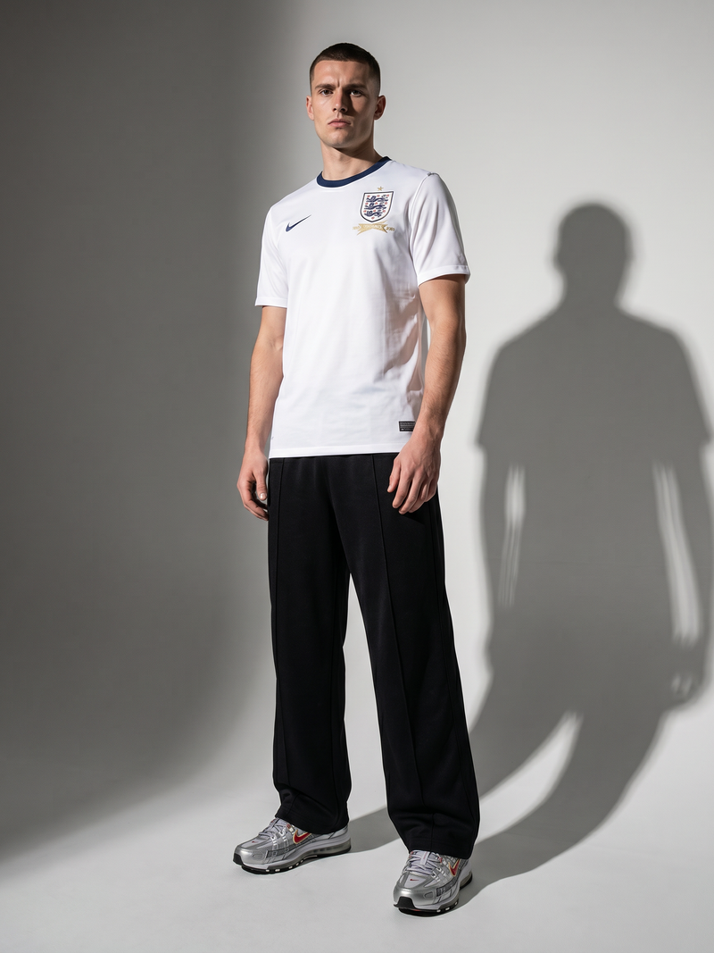 England 2013 Home Retro — Three Lions in Classic White - Image 3