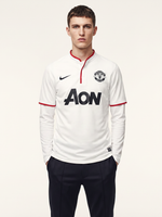 Manchester United 2013/14 Away Retro Jersey — White Devils - Thumbnail 2