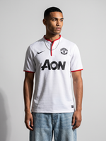 Manchester United 2013/14 Away Retro Jersey — White Devils - Thumbnail 3