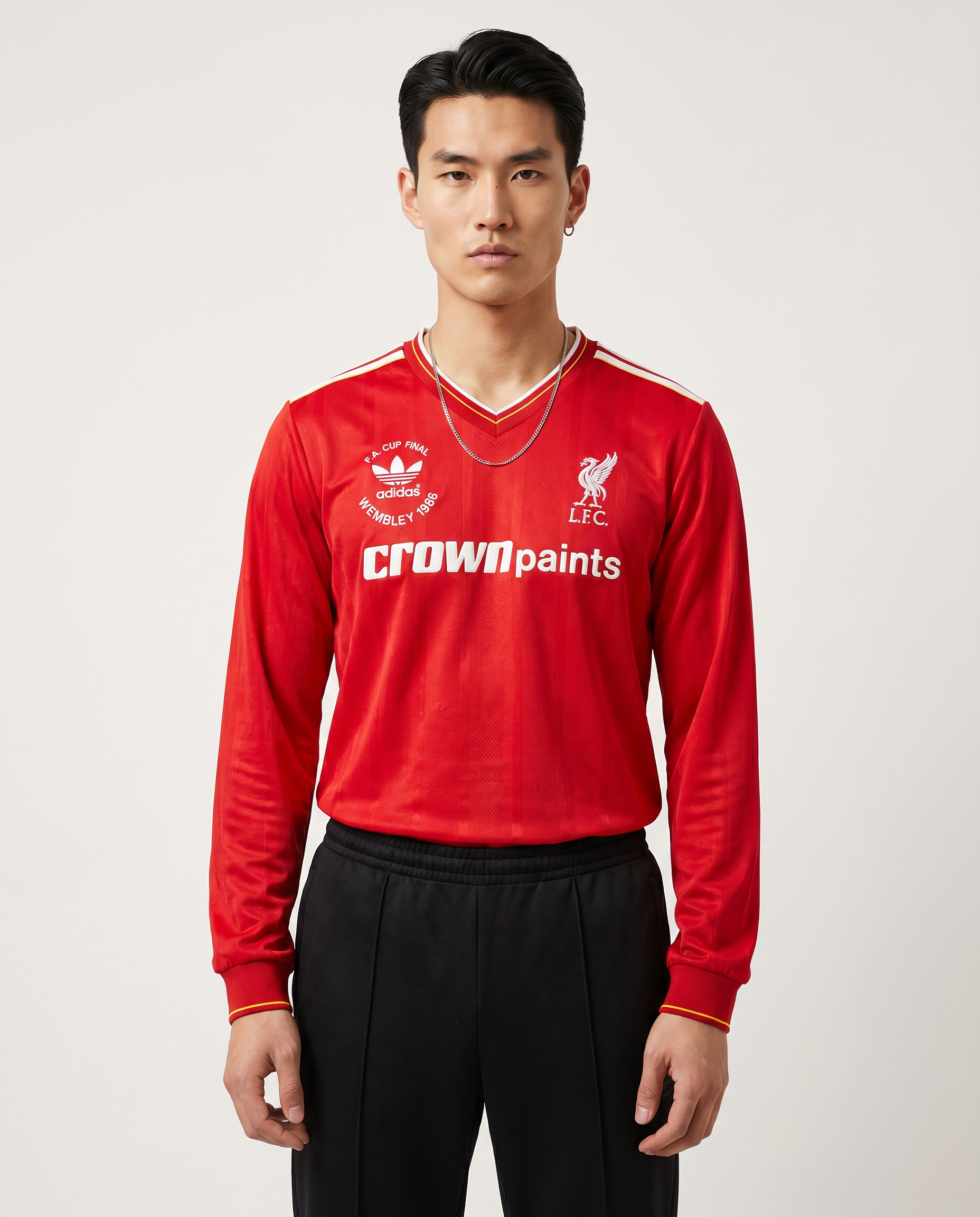Liverpool Home Retro Long Sleeve Shirt 1985/87 - Gallery 1