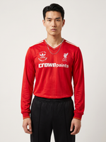 Liverpool Home Retro Long Sleeve Shirt 1985/87 - Thumbnail 1