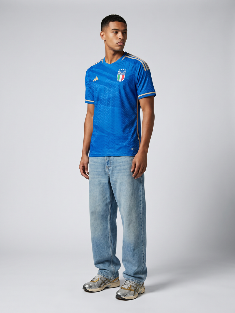 Italy 24/25 Home Jersey — Azzurri Blood Runs Blue - Image 1