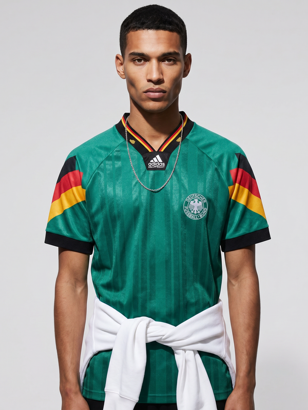 Germany 1992 Away Retro — Green Legends EURO Finalists