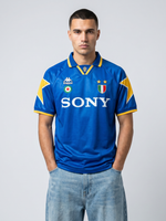 Juventus 95/96 Away Retro — The Bianconeri Blue Classic - Thumbnail 3