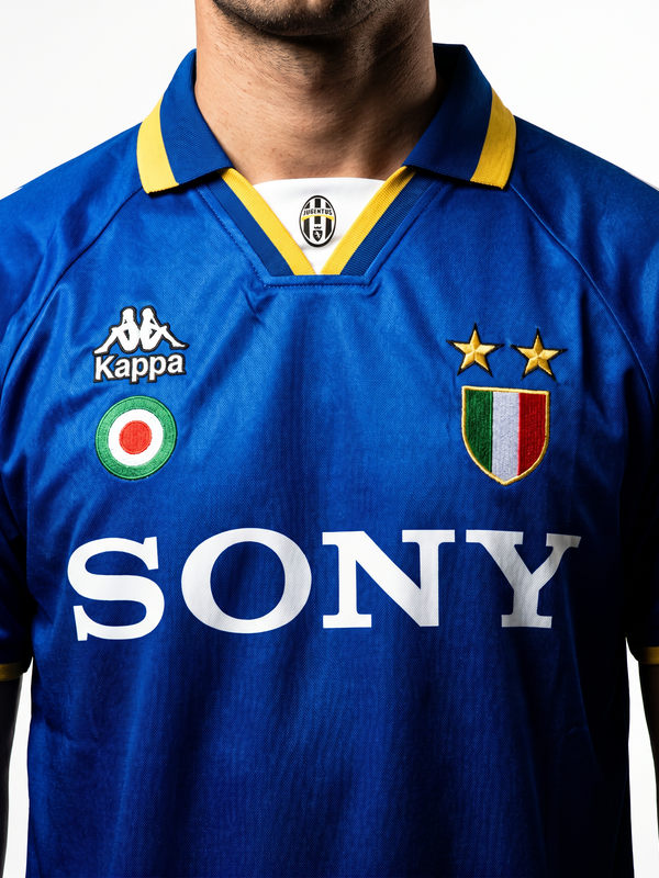 Juventus 95/96 Away Retro — The Bianconeri Blue Classic - Secondary