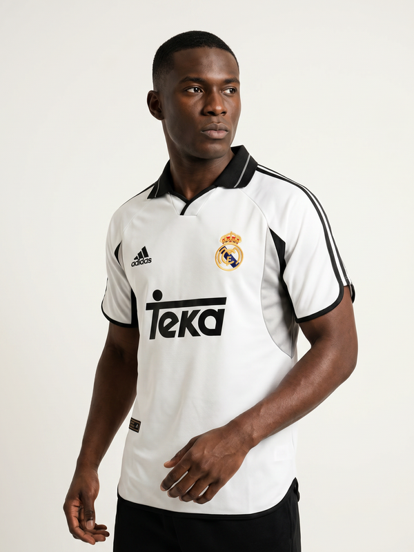 Real Madrid 00/01 Home Retro Jersey — Turn of the Century White
