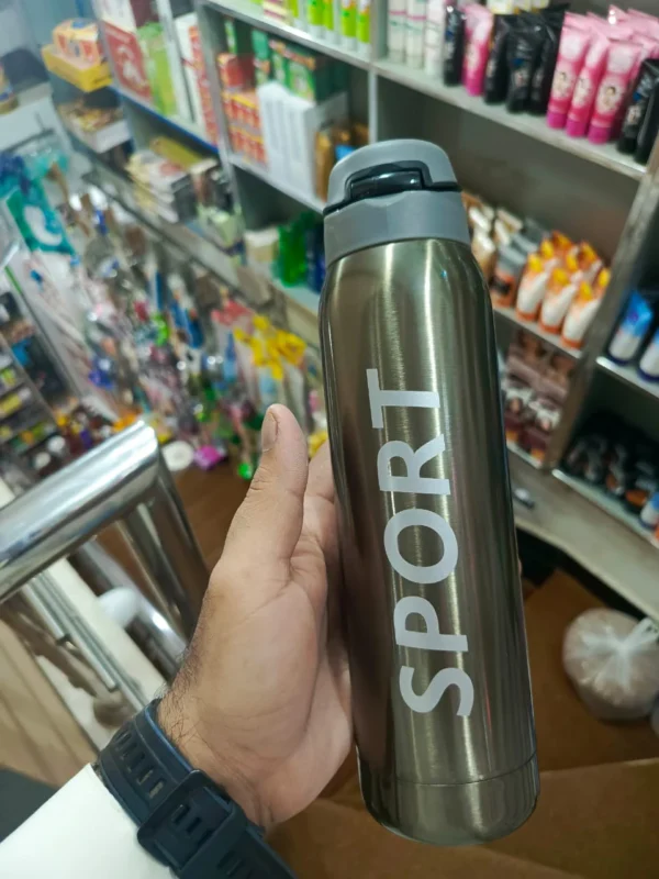 Protein Shaker Bottle – Ideal for Pre & Post-Workout Nutrition, Featuring Twist and Lock Protein Box Storage! - Image 2