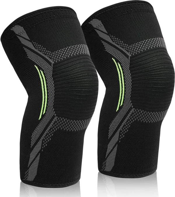 Knee Cap Compression Support for Gym Running Cycling Sports Jogging Workout Pain Relief - Image 3